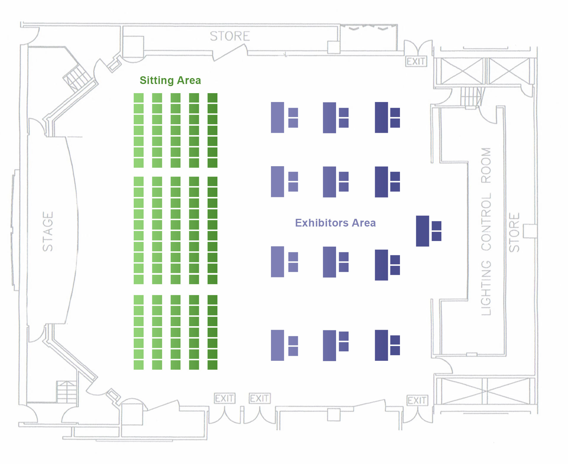 HKVR exhibition map