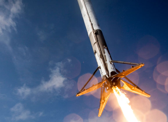 SpaceX land a rocket in this awesome 360 video